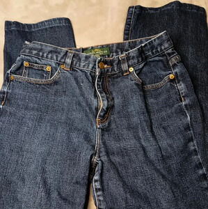 LAUREN RALPH LAUREN JEANS blue denim western style (#984)